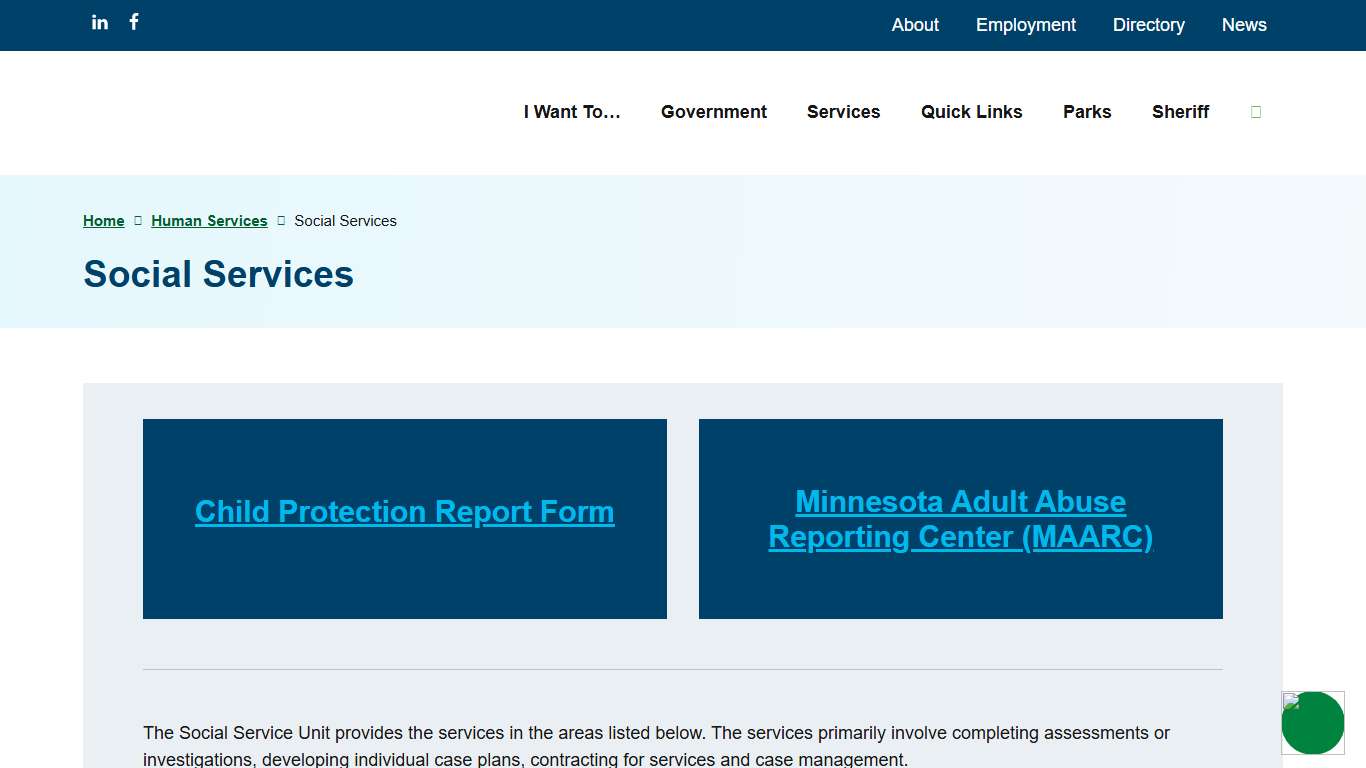 Social Services - Renville County